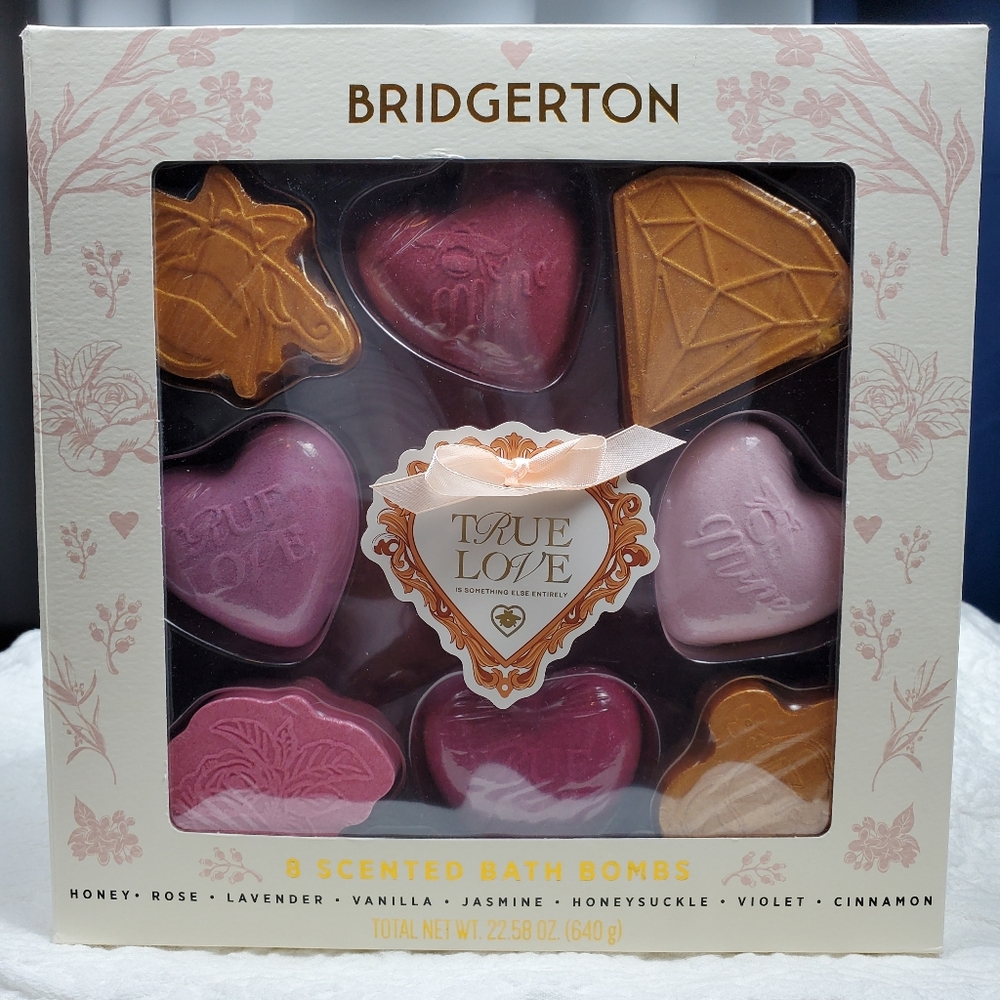 Netflix Bridgerton 8-piece Scented Bath Bomb Gift Set Limited Edition